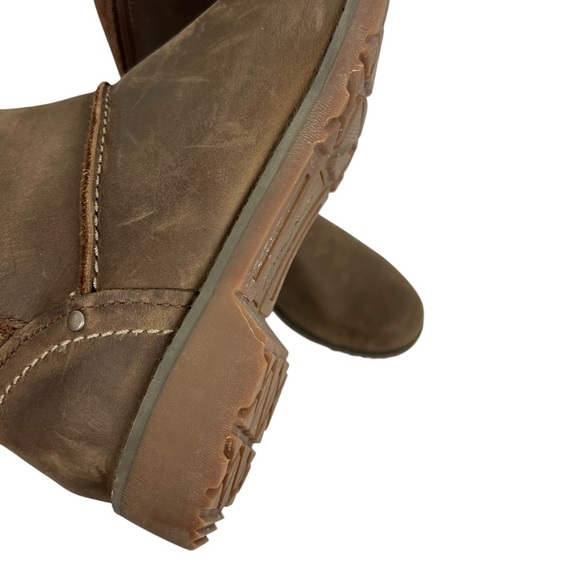 Eddie Bauer Brown Winter & Rain Boots Durable Leather - Picture 9 of 11